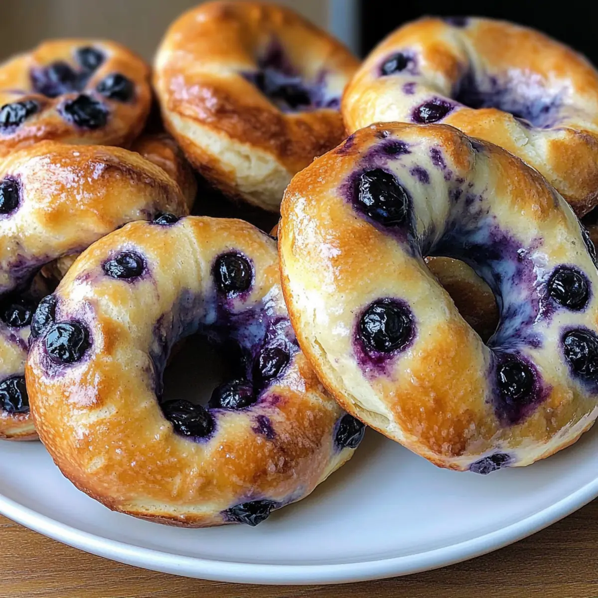 Blueberry Bagel Bliss: Easy, No-Yeast Delight for Breakfast 4 Blueberry Bagel