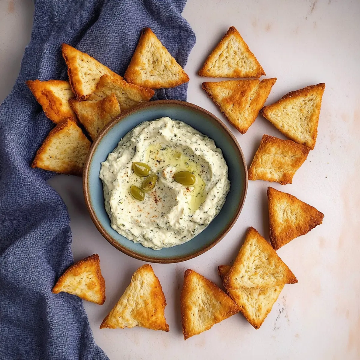 Delicious Pepperoncini Dip with Crunchy Bagel Chips Made Easy 4 Pepperoncini Dip with Homemade Bagel Chips