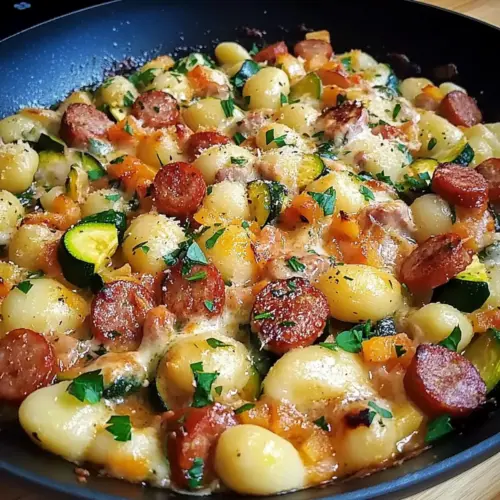 Kielbasa Gnocchi Skillet