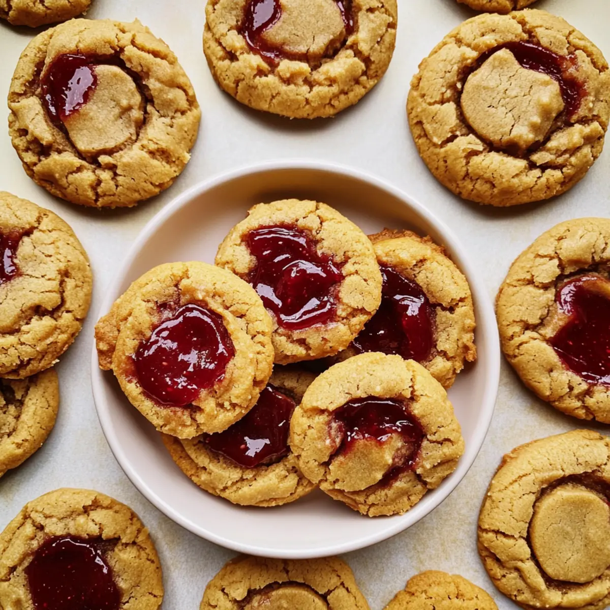 Peanut Butter & Jelly Cookies