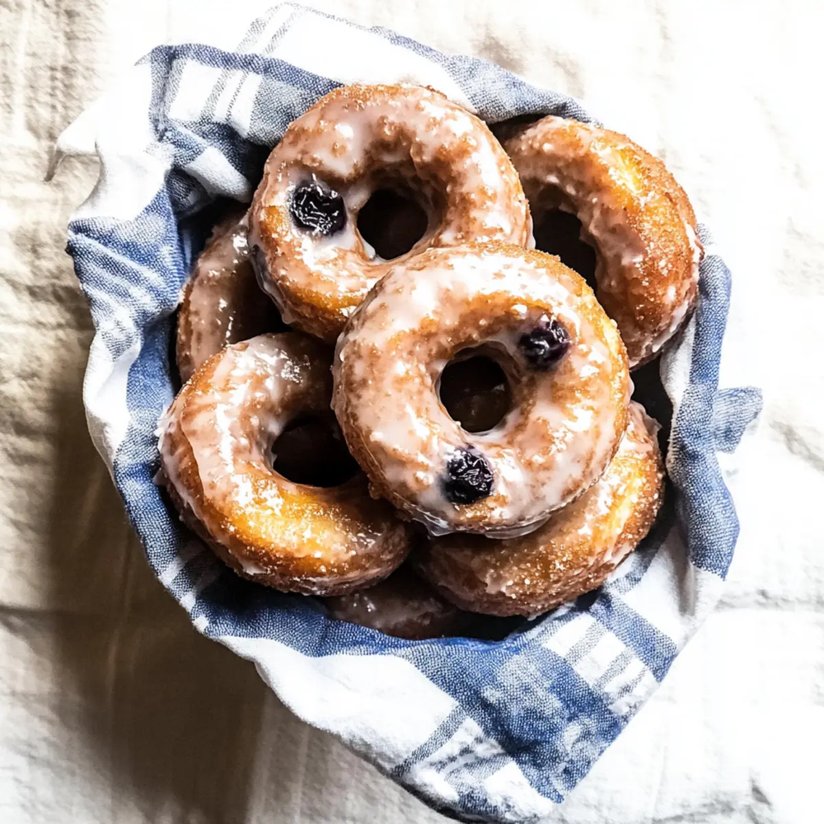 Blueberry Cake Donuts