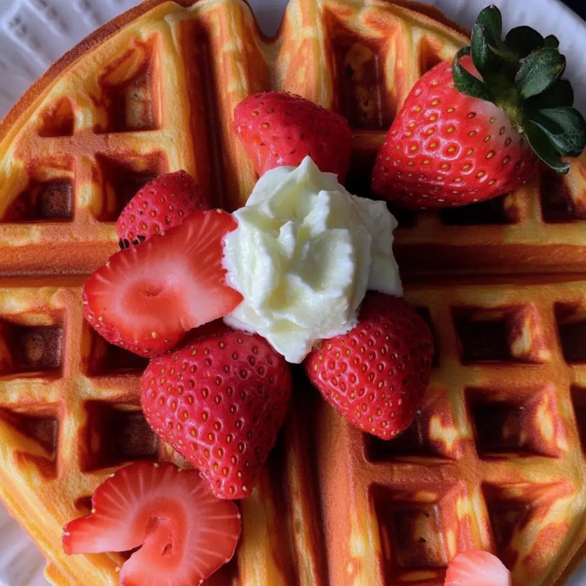 Strawberry Waffles