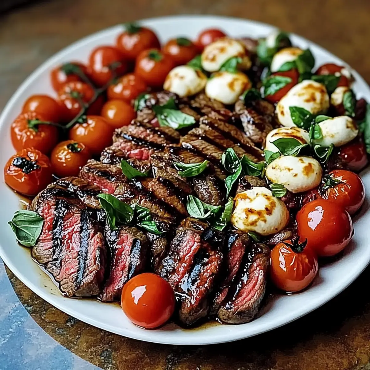 Grilled Flank Steak Caprese with Balsamic Dressing Bliss 2 27dc2fe1 42eb 4ae9 8b23