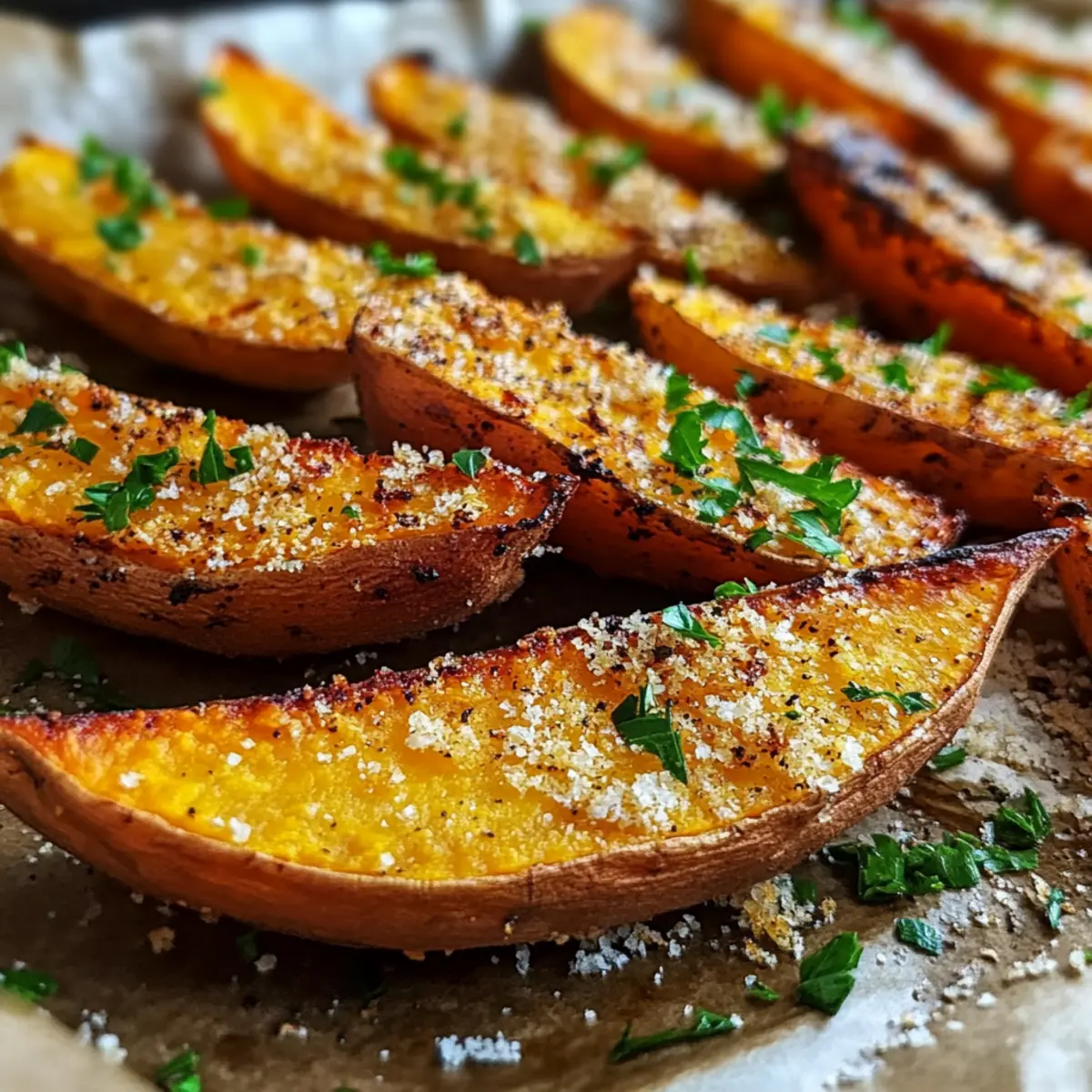 Crispy Garlic Parmesan Sweet Potato Wedges You'll Love 3 33eea905 bc48 4525 835b f45aa200e329br tap4fi