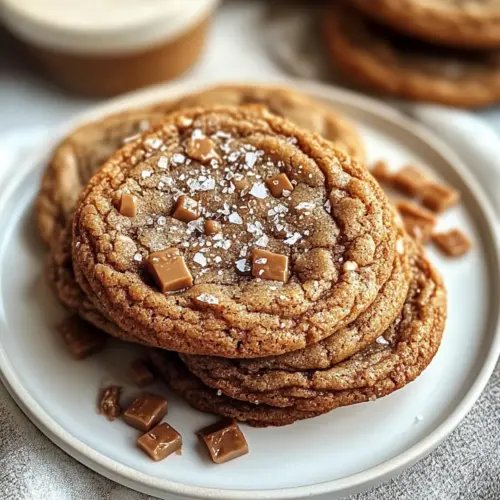 Brown Butter Coffee Toffee Cookies
