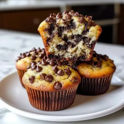 Chocolate Chip Banana Muffins