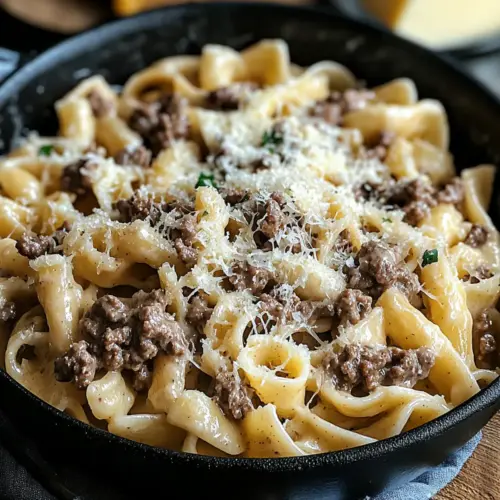 One-Pot Creamy Beef and Garlic Butter Pasta in 30 Minutes 4 One-Pot Creamy Beef and Garlic Butter Pasta