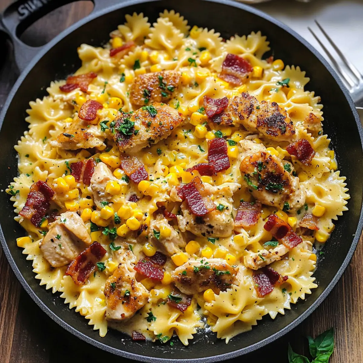 Creamy Chicken and Corn Pasta with Bacon for Weeknight Bliss 2 54c144d4 3f9d 4ebf 9fc1 70dd5001f41abl yvybep