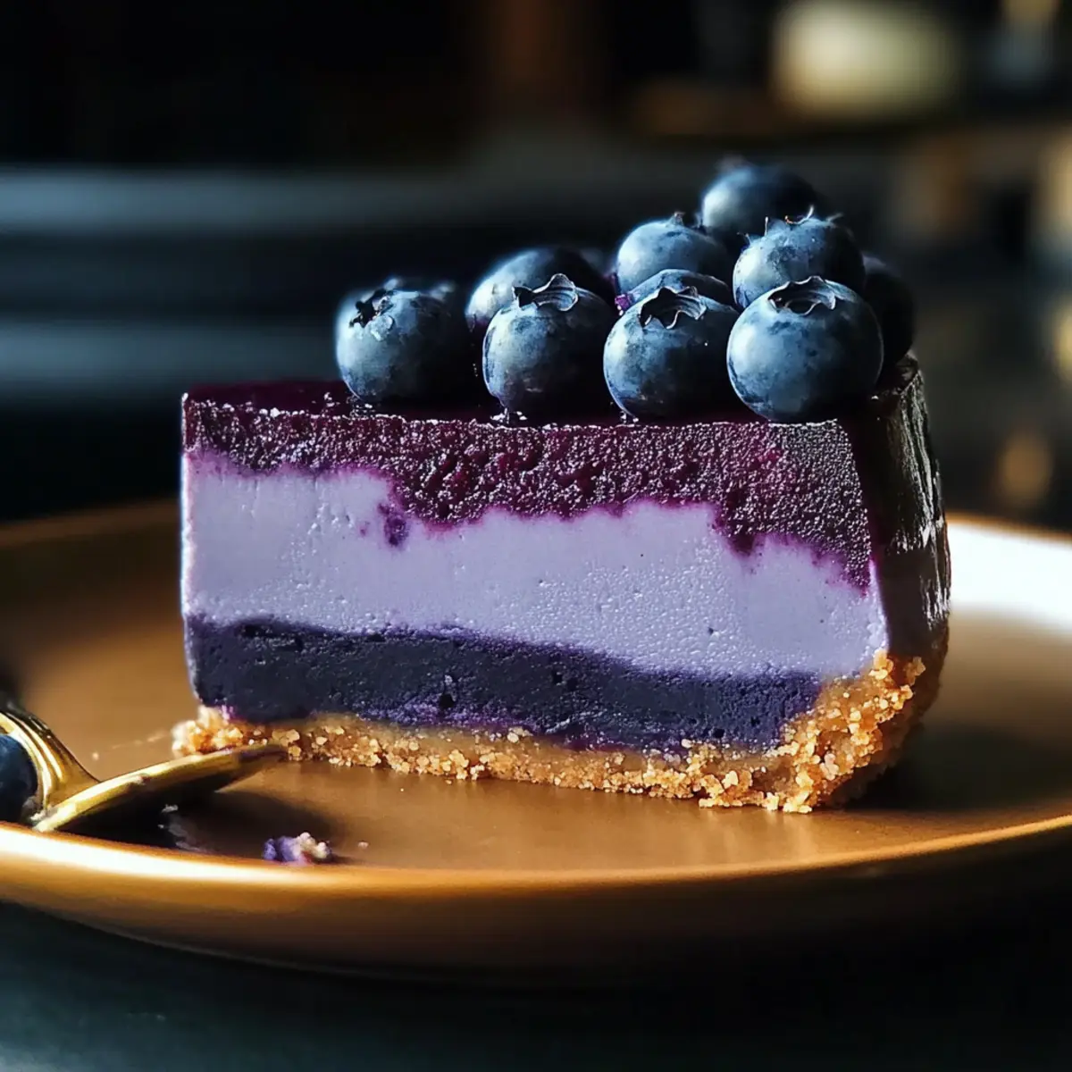 Ravenclaw Midnight Blueberry Cheesecake
