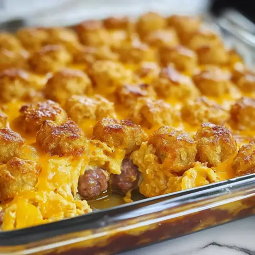 Tater Tot Sausage Breakfast Casserole for Cozy Mornings 5 Tater Tot Sausage Breakfast Casserole