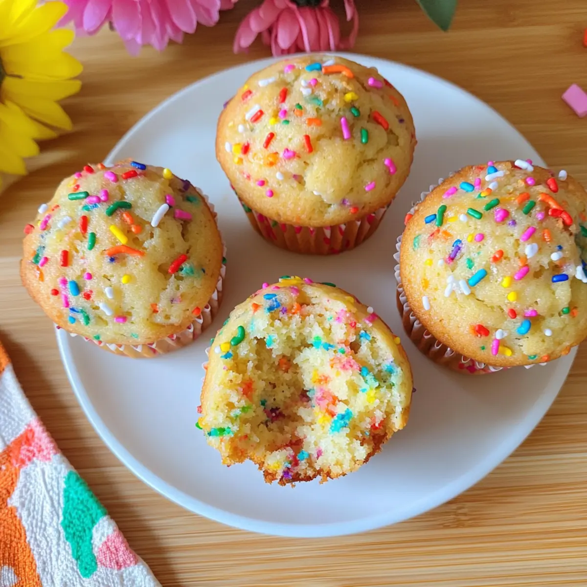 Funfetti Greek Yogurt Muffins