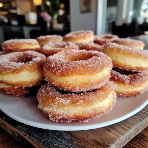 Baked Cinnamon Sugar Donuts