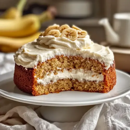 Banana Bread Cake Ultra Moist with Cream Cheese Frosting