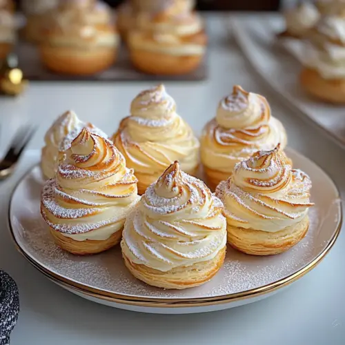 Eggnog Cream Puffs