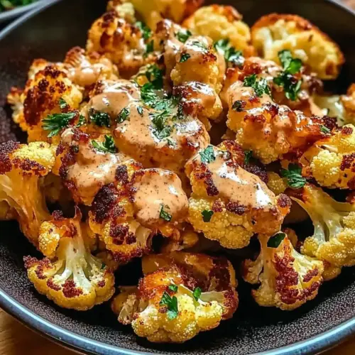 Moroccan Cauliflower with Tahini-Honey