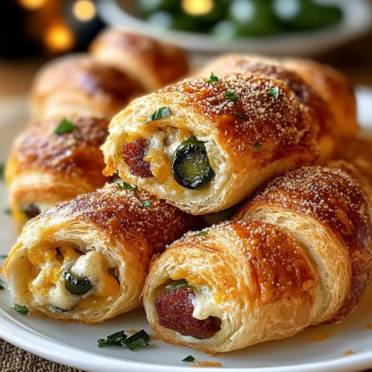 Jalapeno Popper Pigs in a Blanket for Irresistible Snacking 4 Jalapeno Popper Pigs in a Blanket
