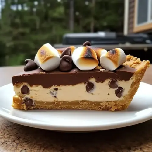 S’mores Cookie Dough Pie