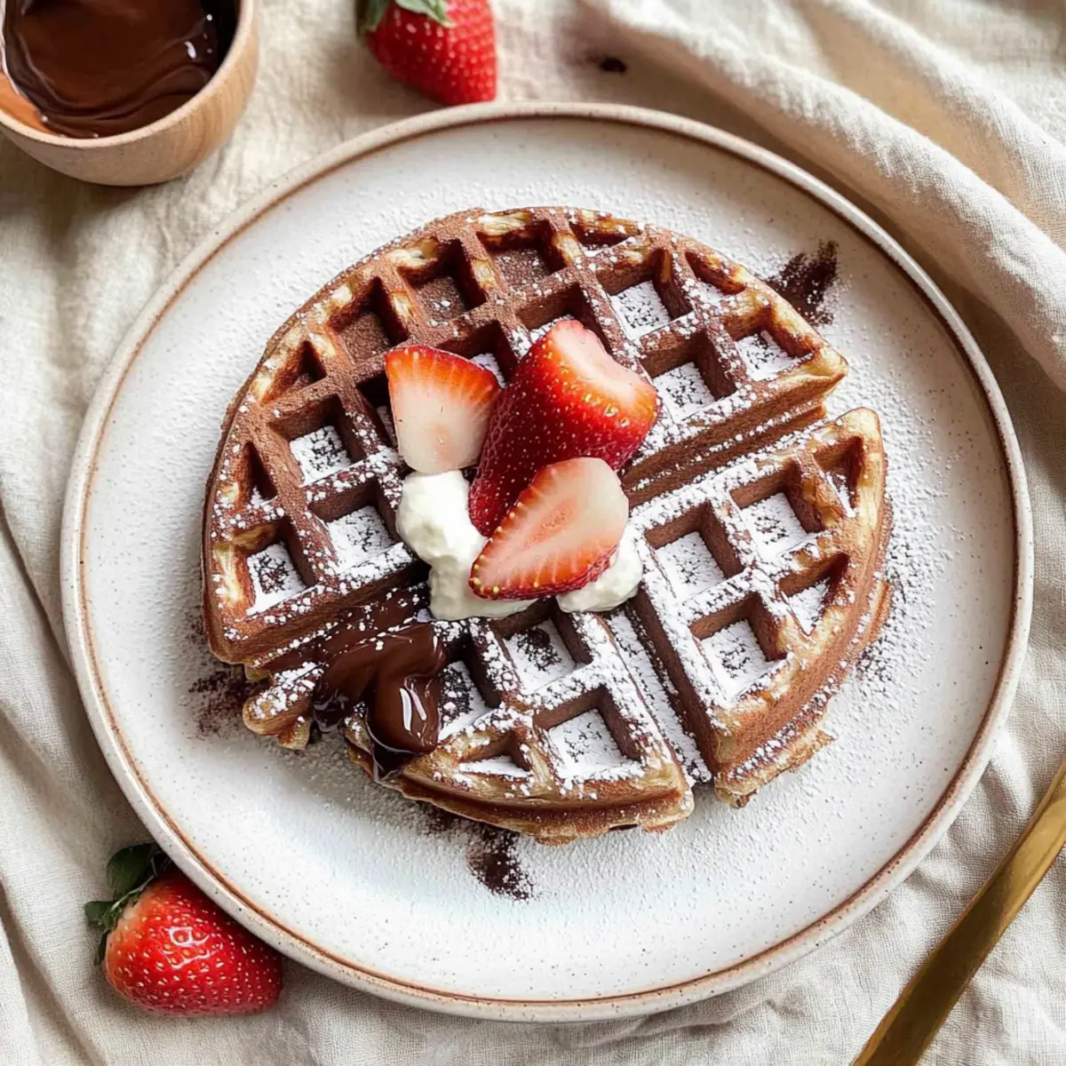 Best Nutella Waffles
