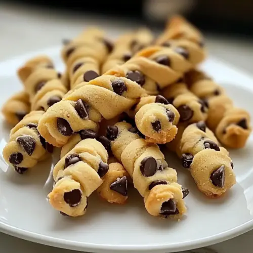 Chocolate Chip Cookie Dough Twists