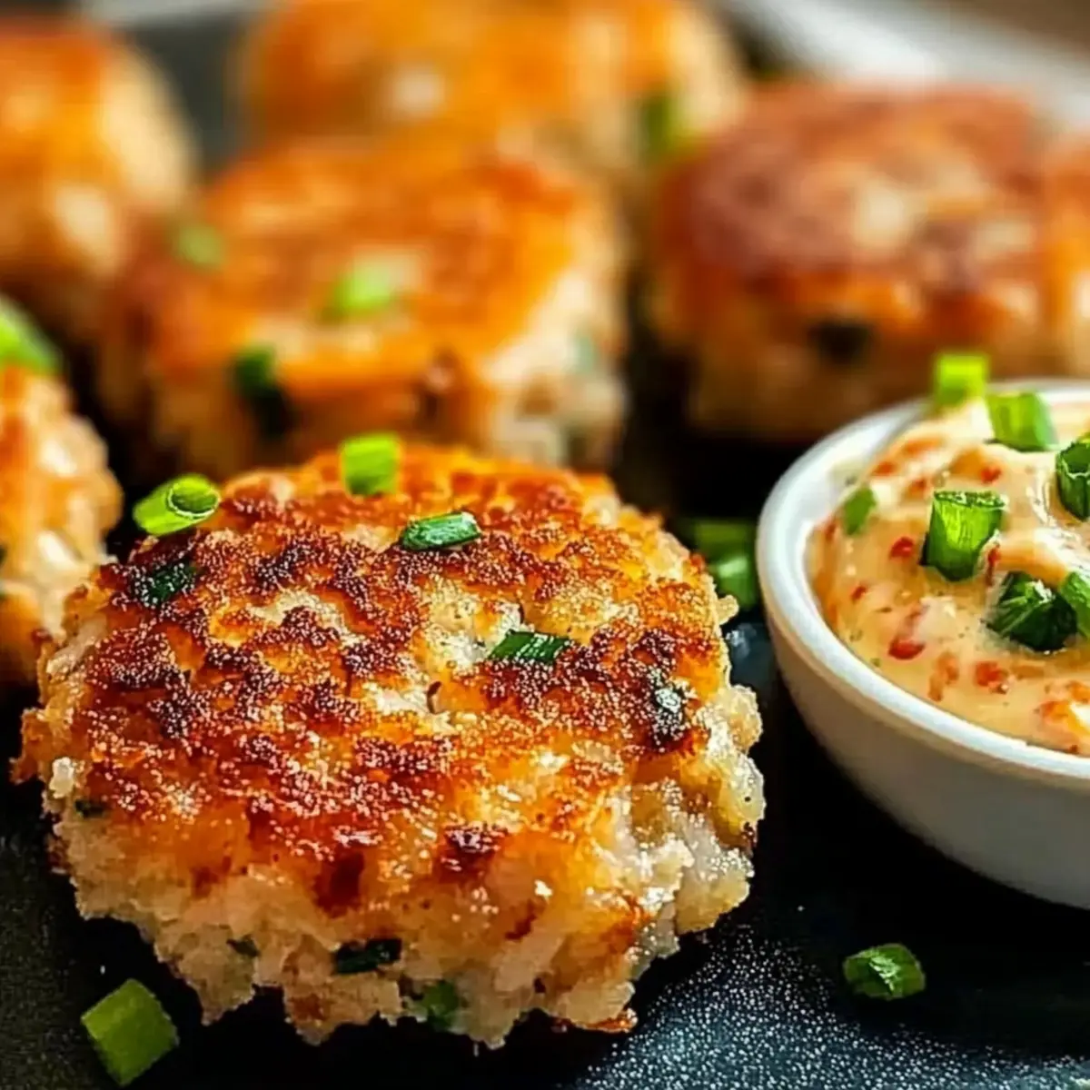Asian-Style Tuna Cakes with Spicy Mayo