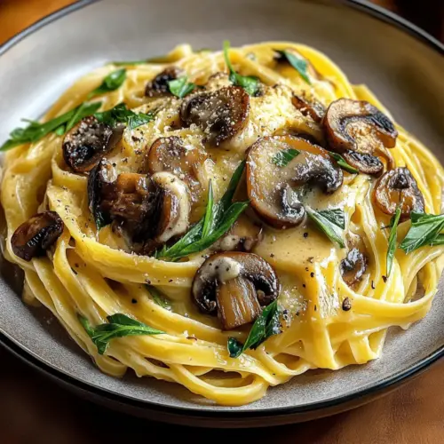 Caramelized Leek and Mushroom Gruyere Pasta