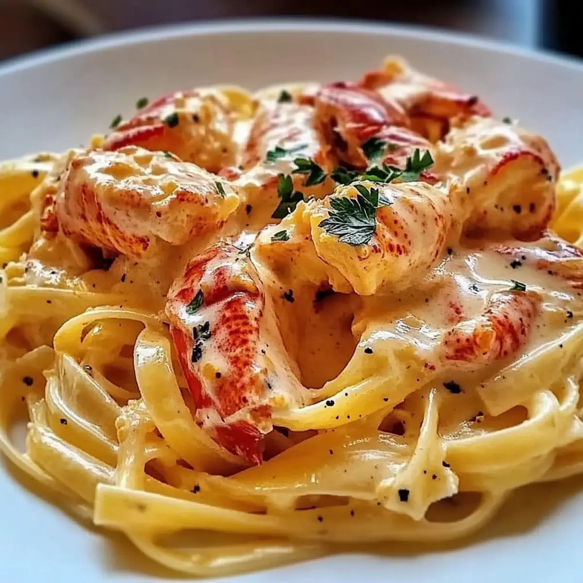 Buttered Lobster Pasta
