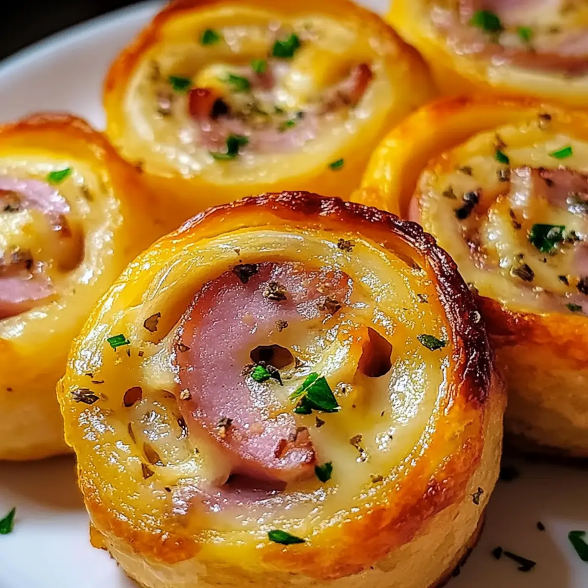 Ham and Cheddar Pinwheels