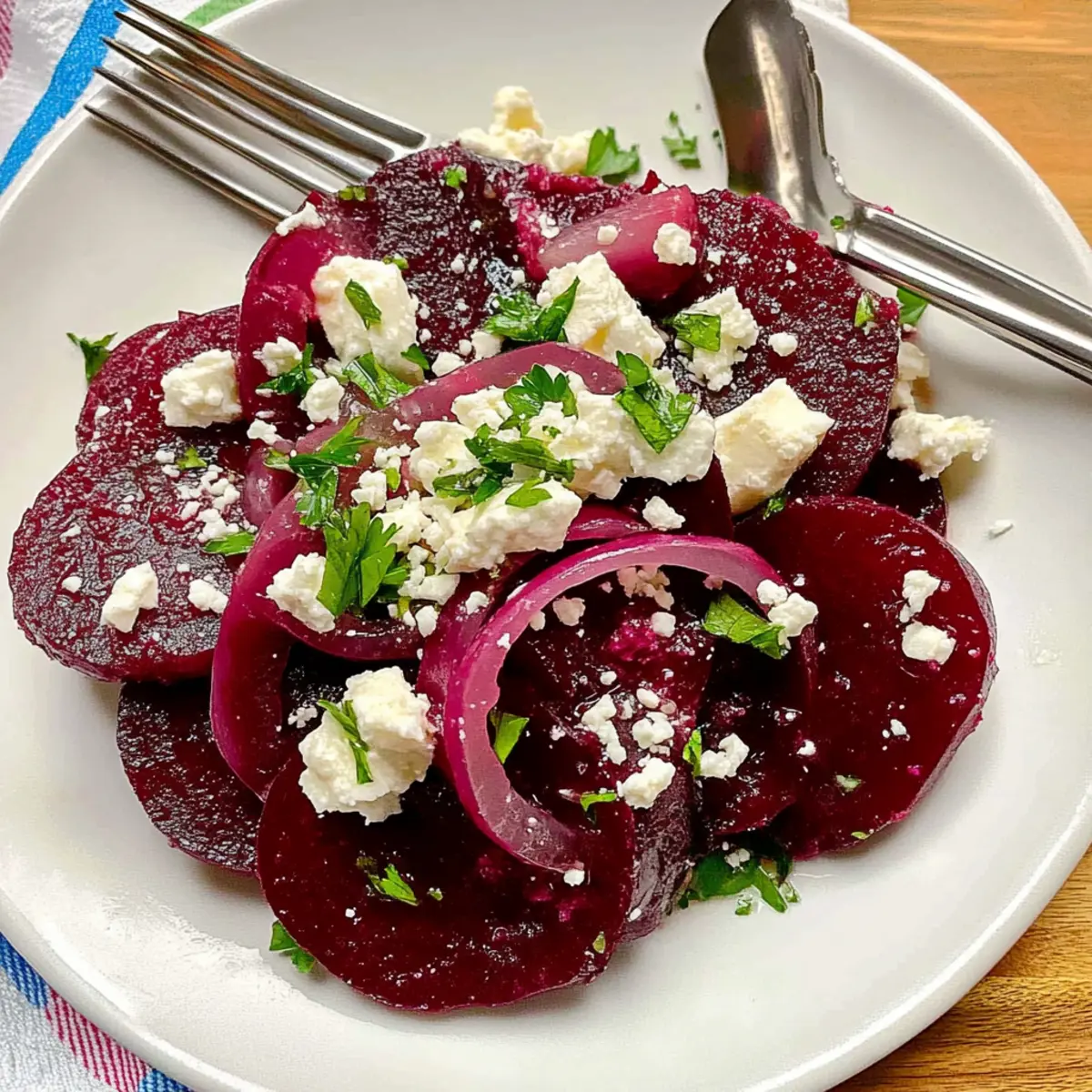 Greek Beet Salad (Patzarosalata)