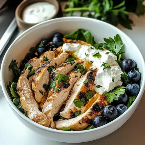 Chicken Blueberry Feta Salad