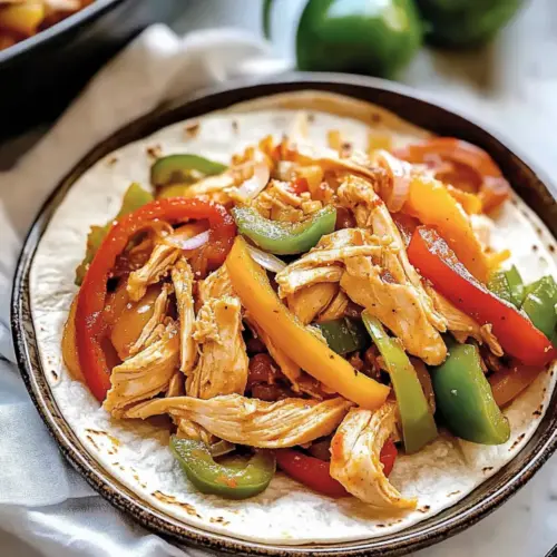Crockpot Chicken Fajitas