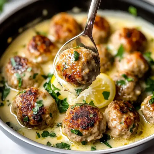 Irresistible Greek Chicken Meatballs in Lemon Cream Bliss 13 Greek Chicken Meatballs in Lemon Cream