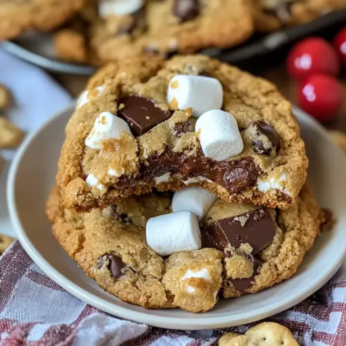S’mores Chocolate Chip Cookies