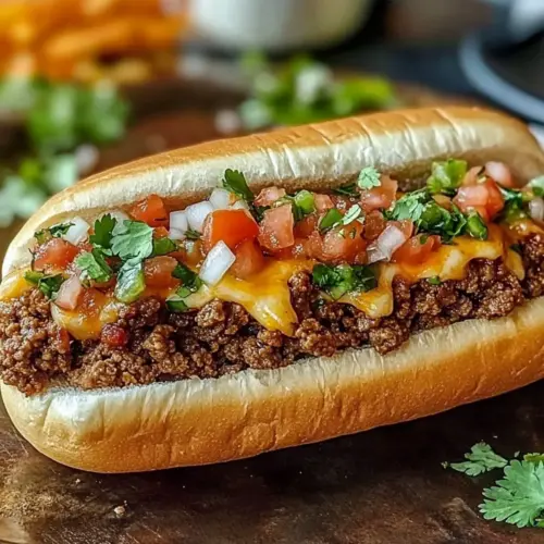 Mexican Chopped Cheese Sandwich