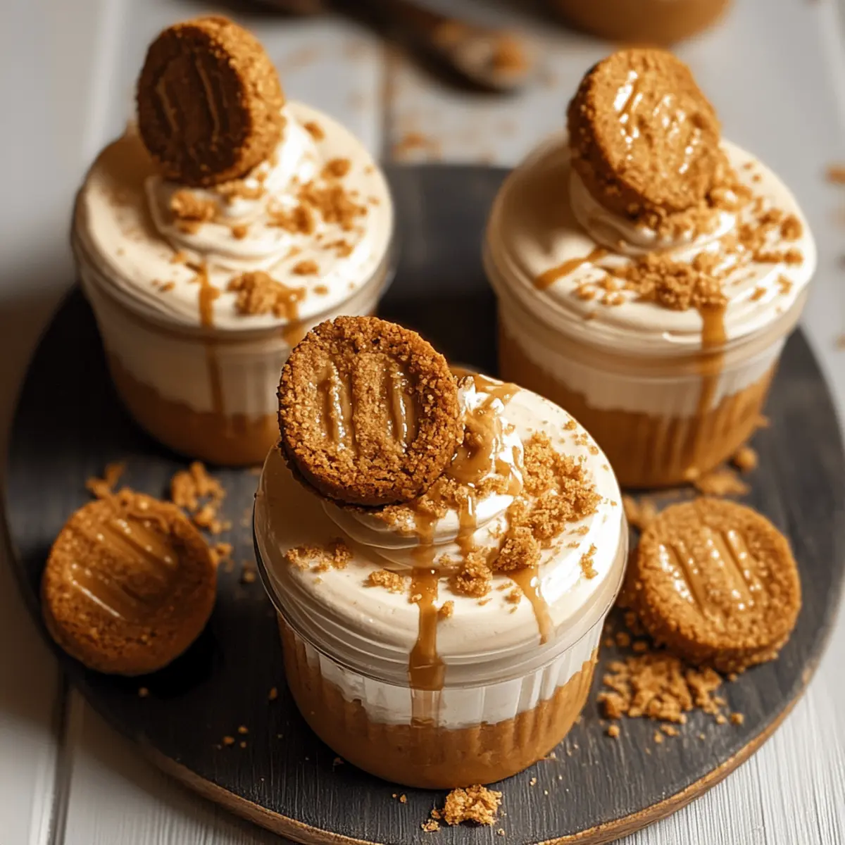 No-Bake Biscoff Cheesecake Cups