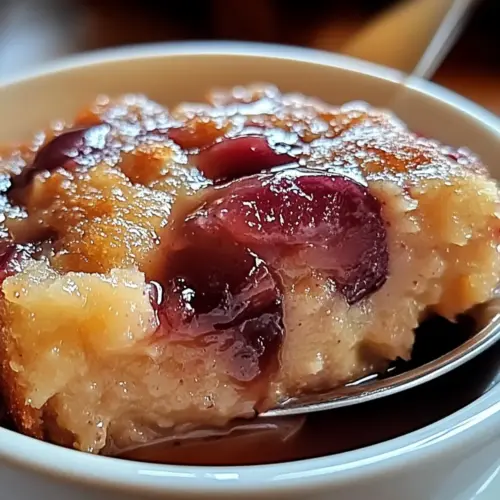 Baked Sticky Rhubarb Pudding