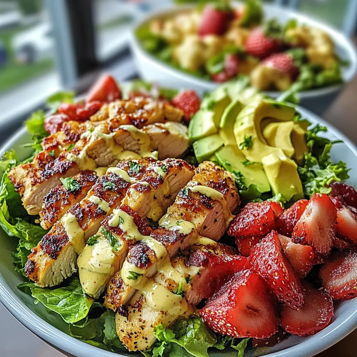 Easy Honey Mustard Chicken Salad