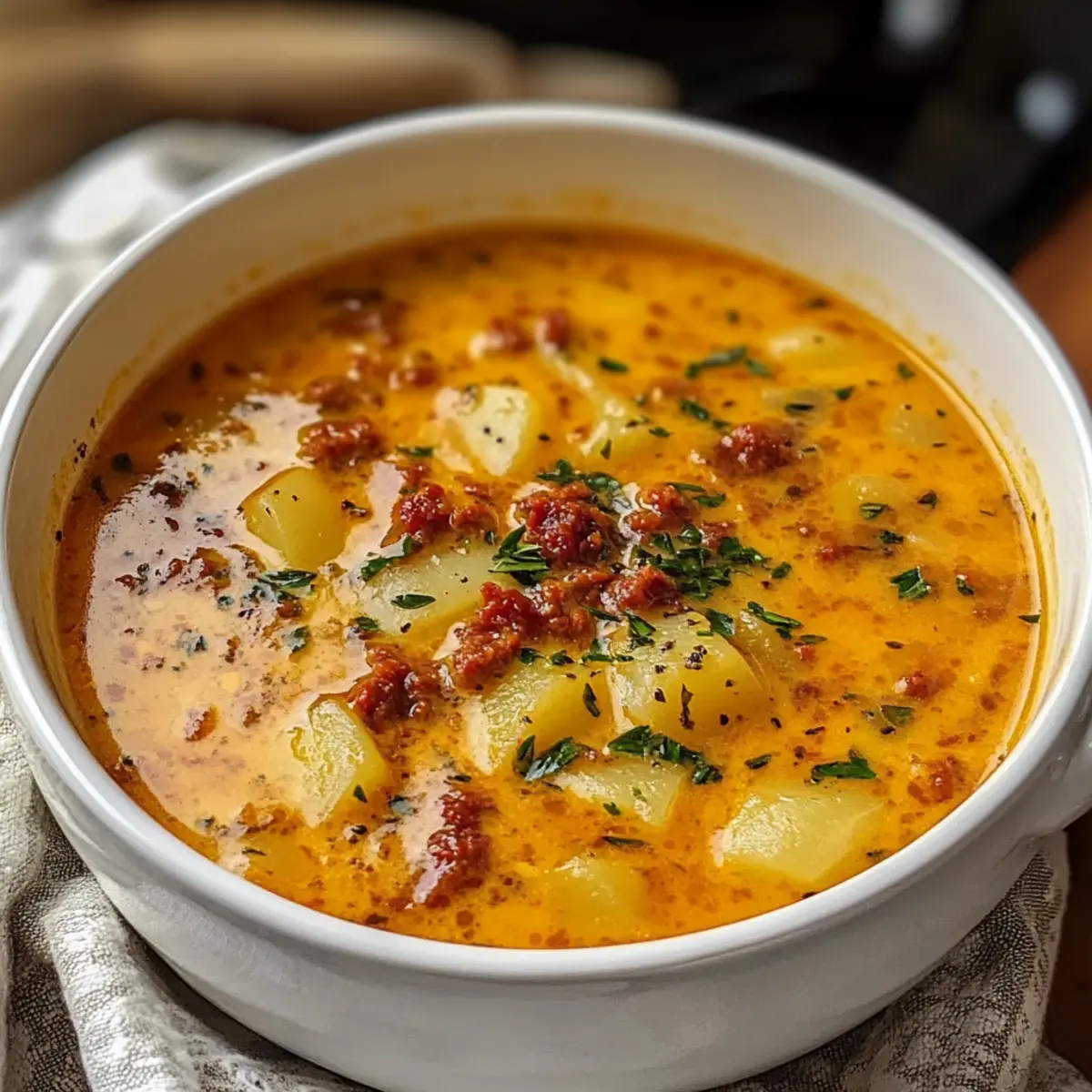 Creamy Chorizo Potato Soup