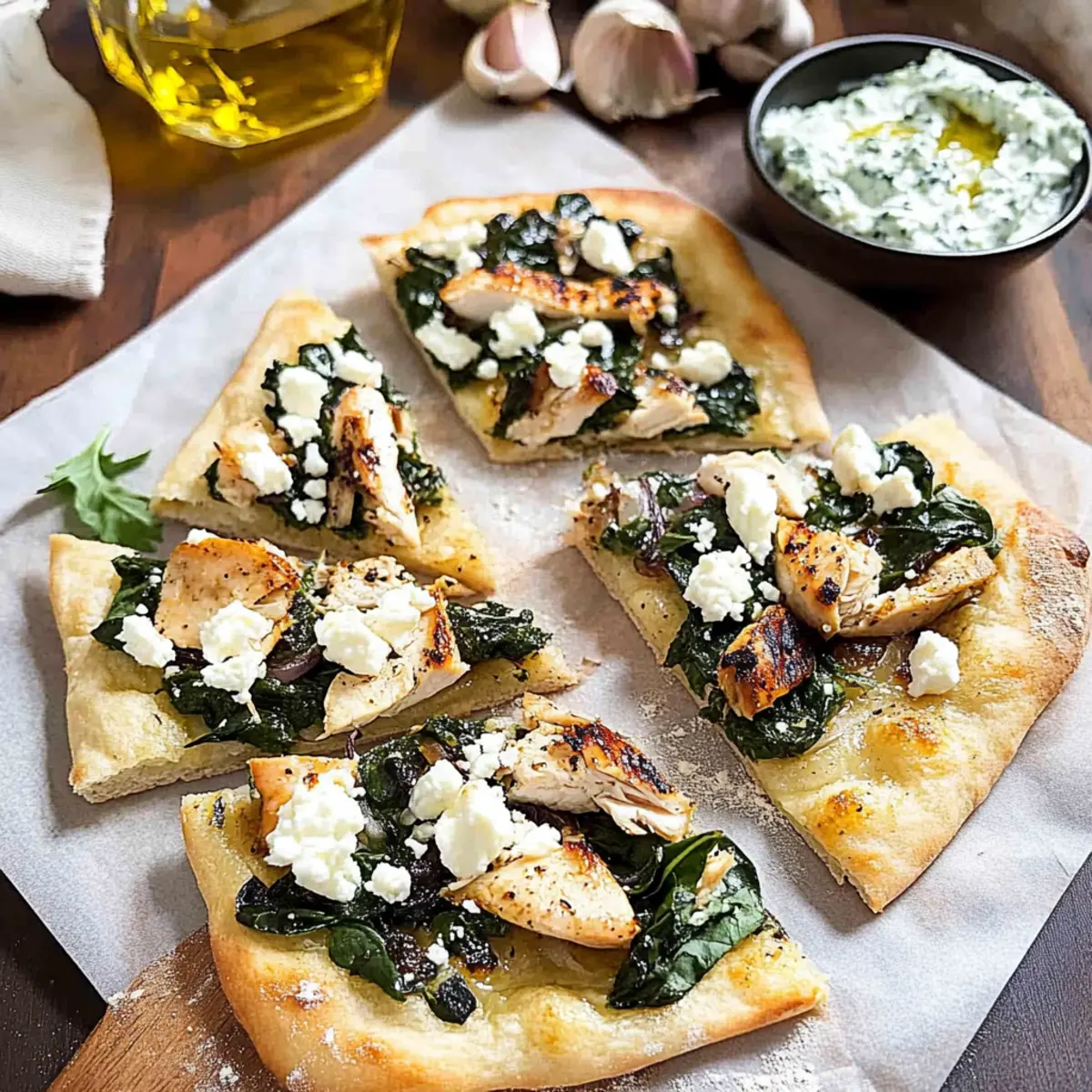 Greek Flatbread Pizza