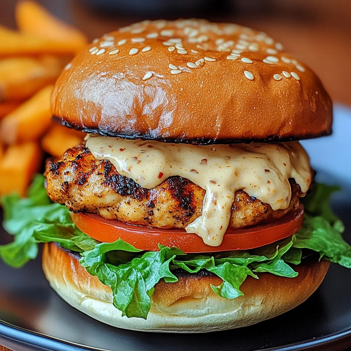 Spicy Chipotle Chicken Burger