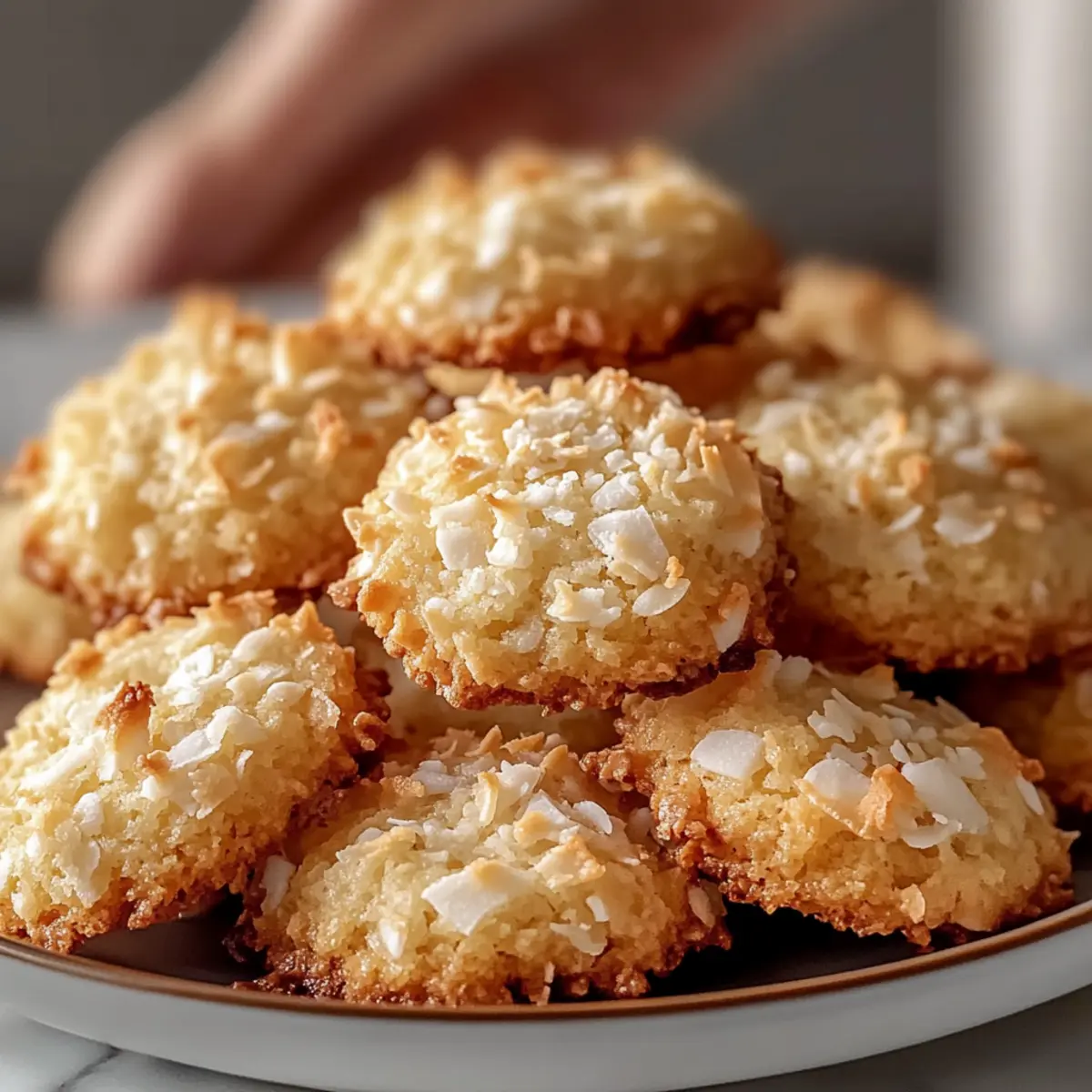 Chewy Coconut Cookies