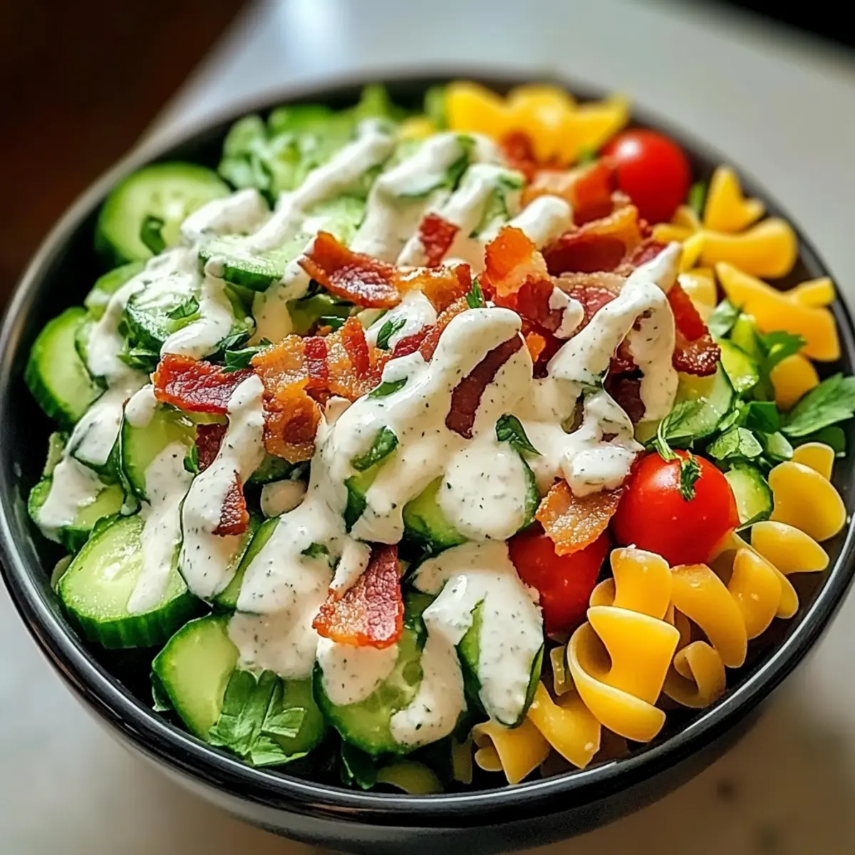 Crisp and Creamy Cucumber Ranch Crack Salad Recipe You'll Love 2 3cb04cfb ed18 458a 9e22 3520c4998d75bl ddif6w