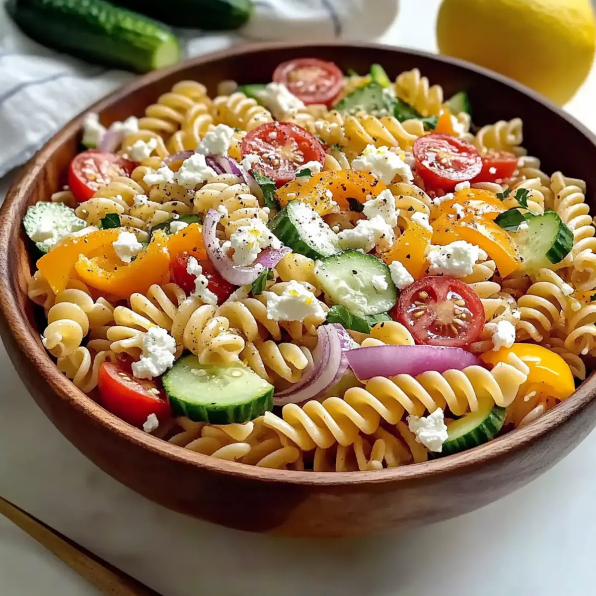 High Protein Greek Pasta Salad for a Fresh, Flavorful Boost 1 3d728fa6 2e93 46b5 821d