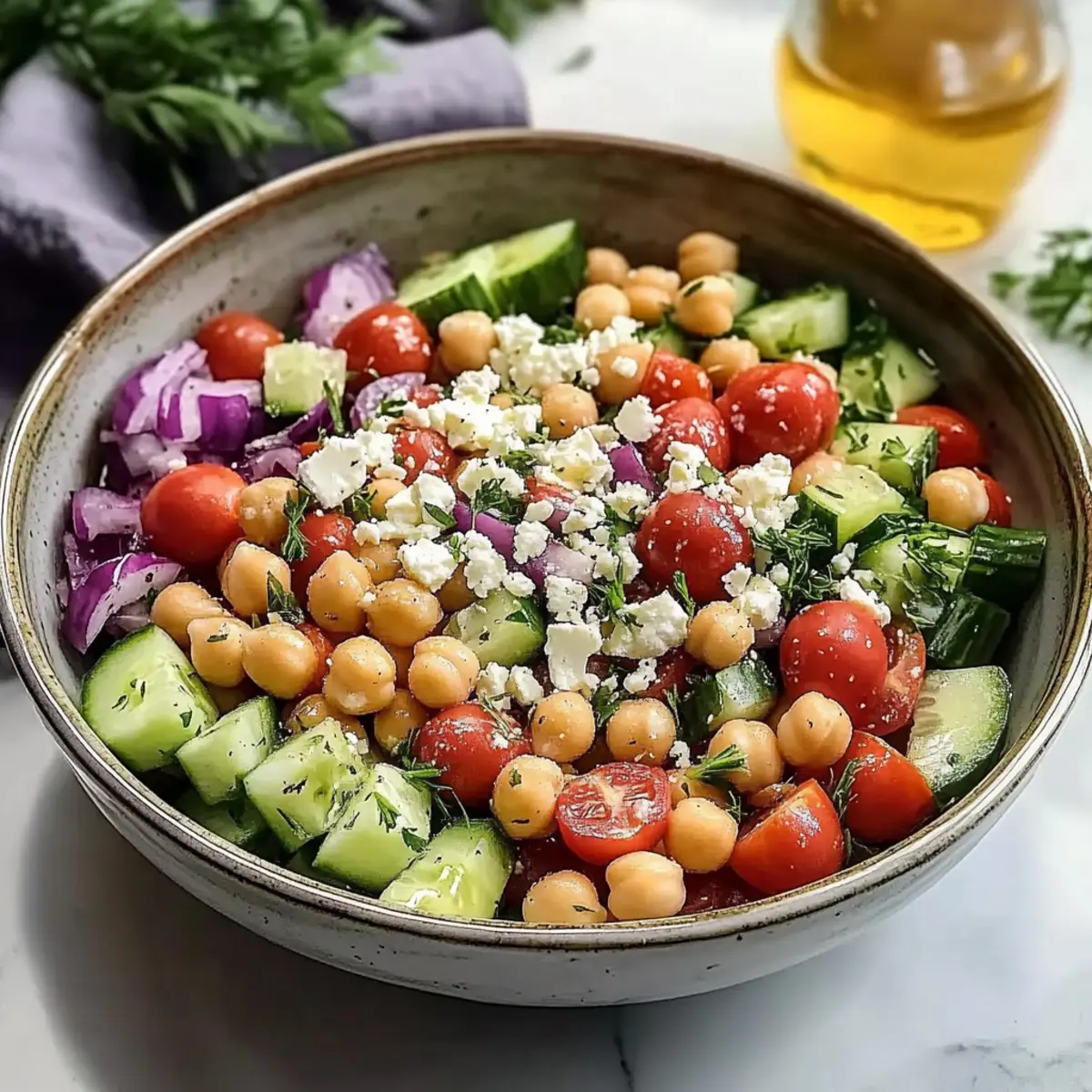 Classic Mediterranean Chickpea Salad That Dances with Flavor 4 Classic Mediterranean Chickpea Salad