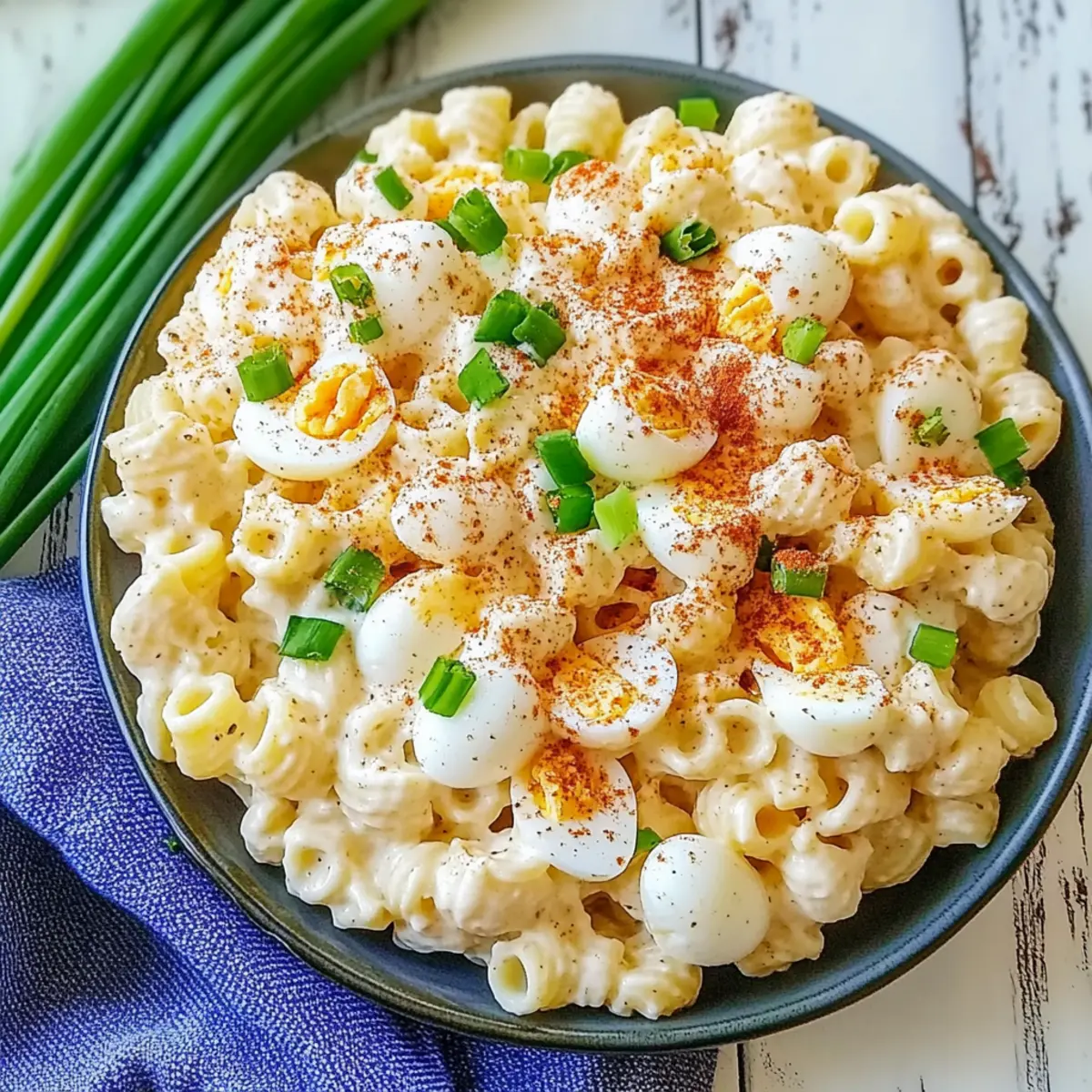 Tasty Deviled Eggs Pasta Salad