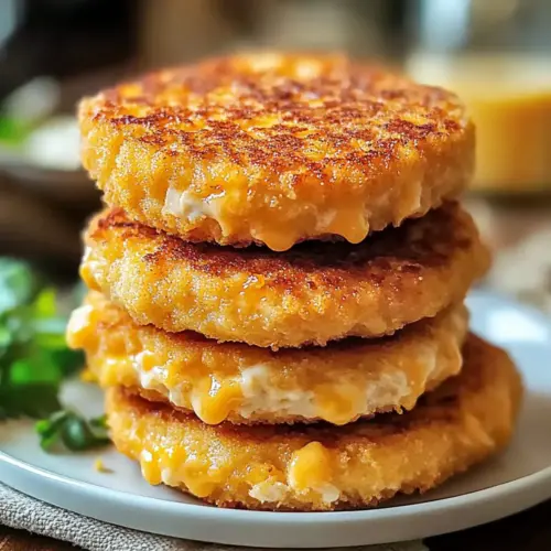 Crispy Cheesy Chicken Ranch Patties