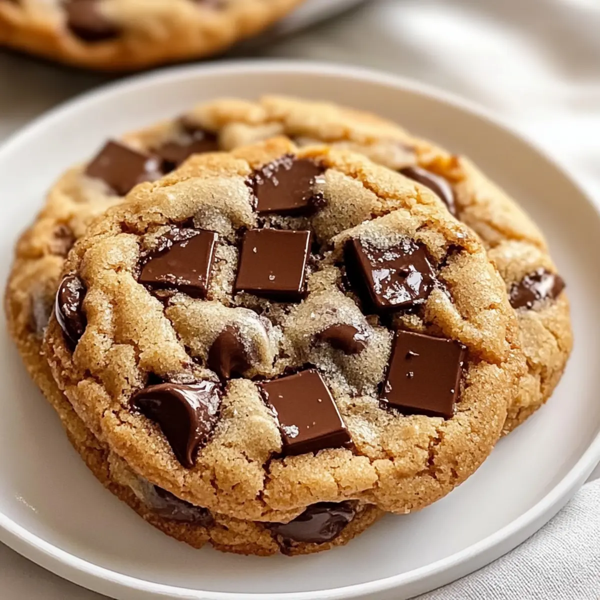 Thick Bakery-Style Chocolate Chip Cookies