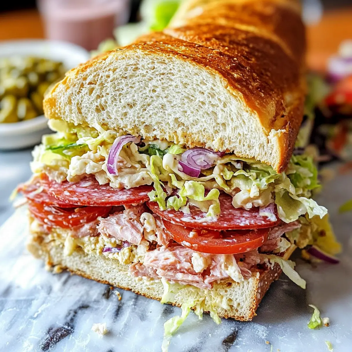 Savor the Flavor of an Italian Grinder Salad Sandwich 2 69bb6530 1157 494f 8401