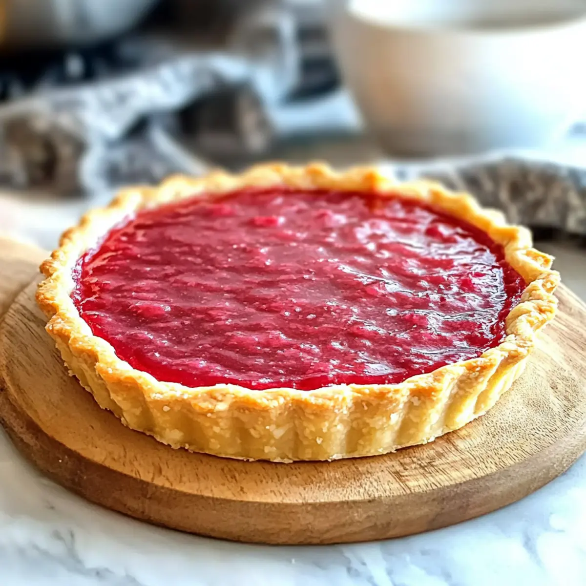Sweet Rhubarb Custard Tart That'll Brighten Your Day 4 Sweet Rhubarb Custard Tart