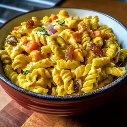 Creamy Curry Pasta Salad
