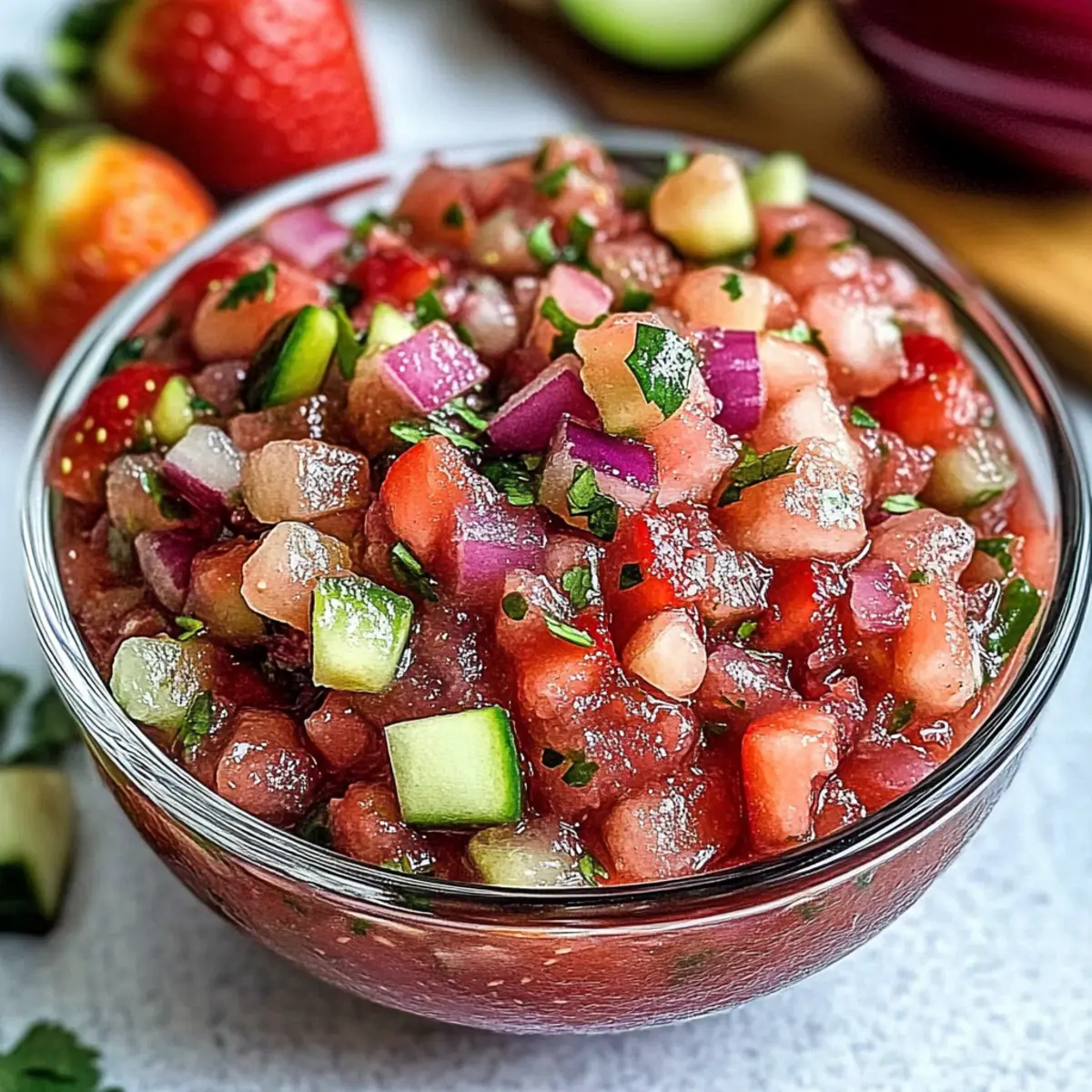 Strawberry Rhubarb Salsa
